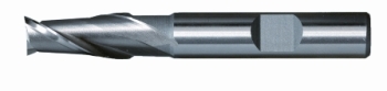 Schaftfräser Ø 2,0 mm Z=2 30° Flachstirn HSS35